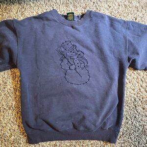 Navy Snowman Sweatshirt